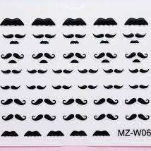 Sticker - (MZ-W06) - Moustache