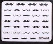 Sticker - (MZ-W09) - Moustache