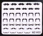 Sticker - (MZ-W22) - Moustache