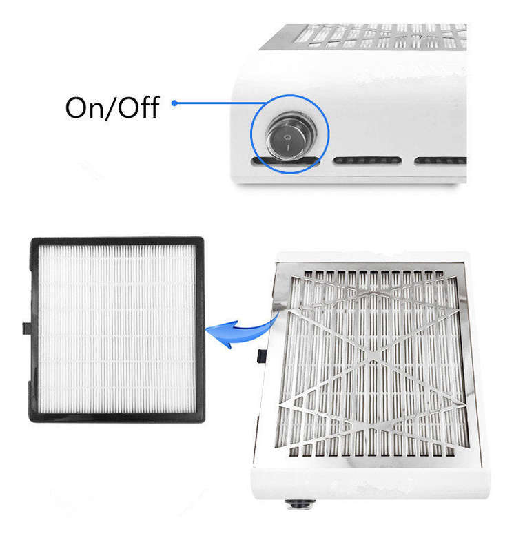 Nail Dust Collector fan 40w