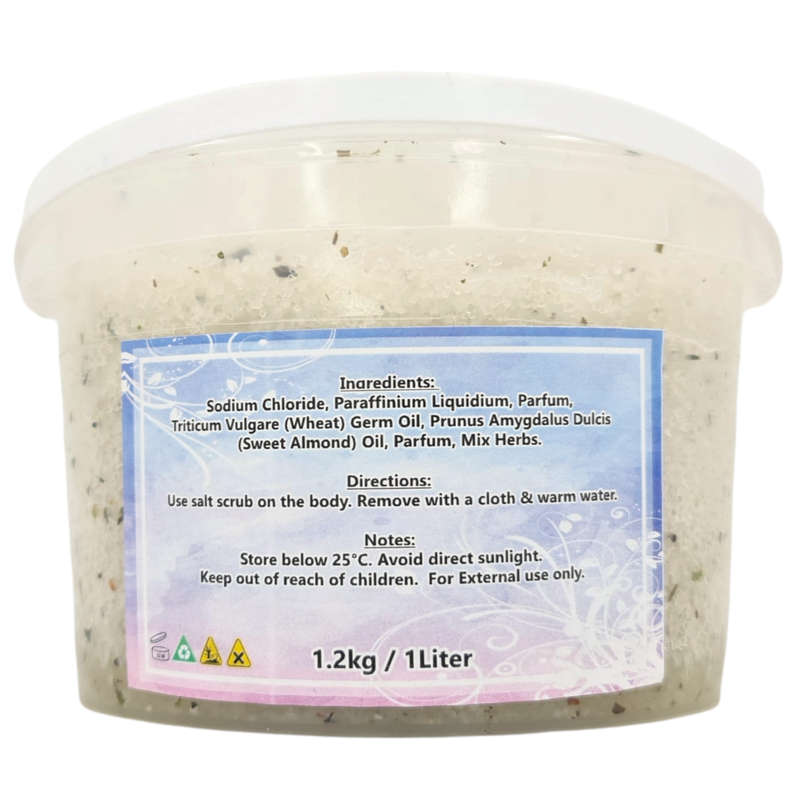 Salt Scrub - Rooibos & Honey - 1.2Kg/1Liter