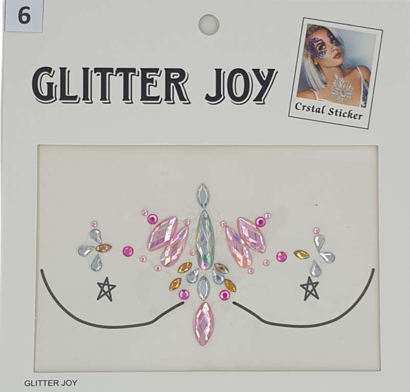 Body Gem Art Sticker - Chest/Body