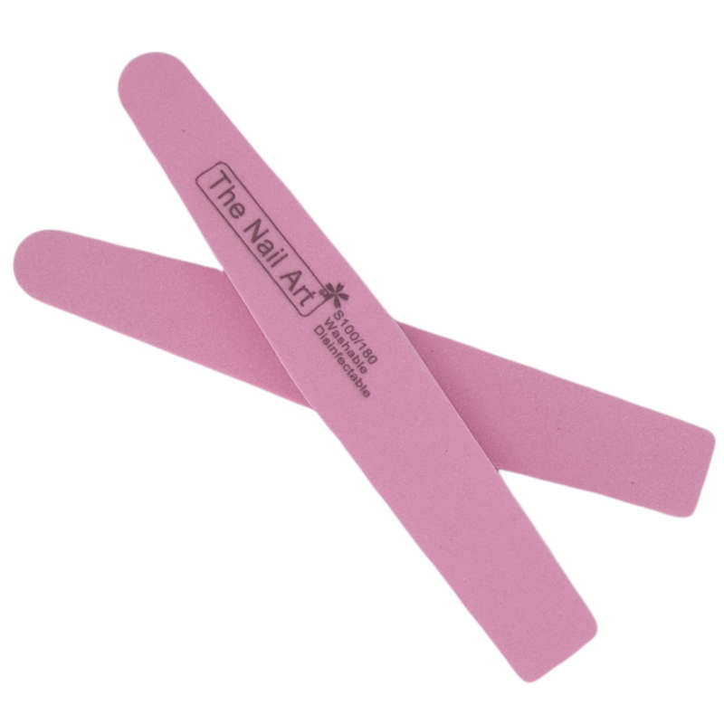 File (Buffer) - Sponge -100/180 -Rhombus - Pink