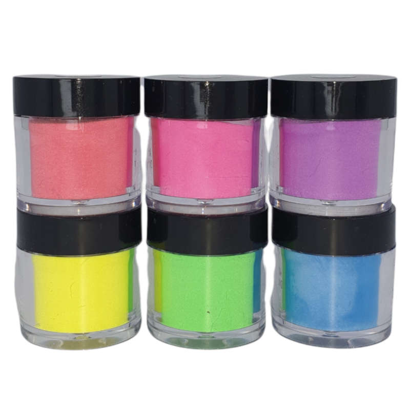 2 in 1 Acrylic and Dipping Powder - Neon Colours - 12pcs 