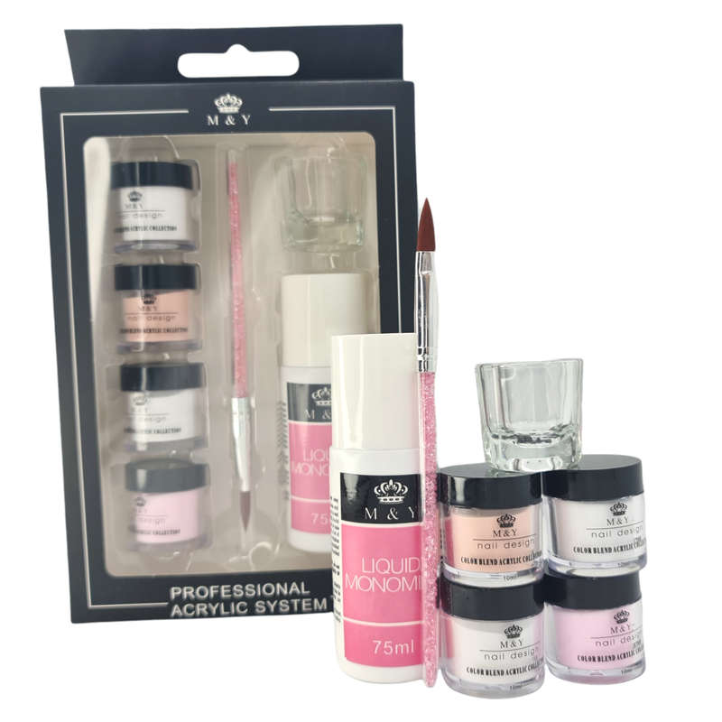 Acrylic Nail Kit - 7pcs