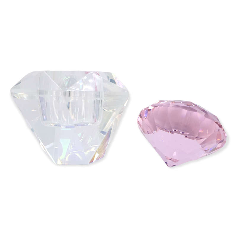 Acrylic Glass Cup with Diamond Lid