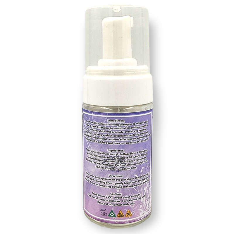 Eyelash & Brow Foaming Shampoo & Brush Combo