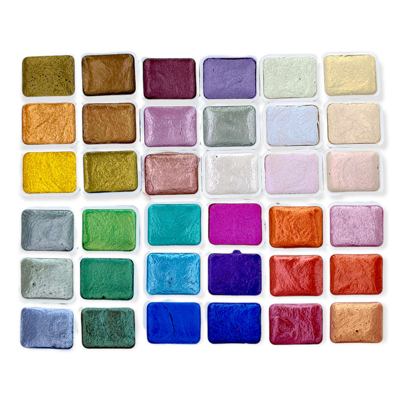 Shimmer Solid Water Colour Pigment