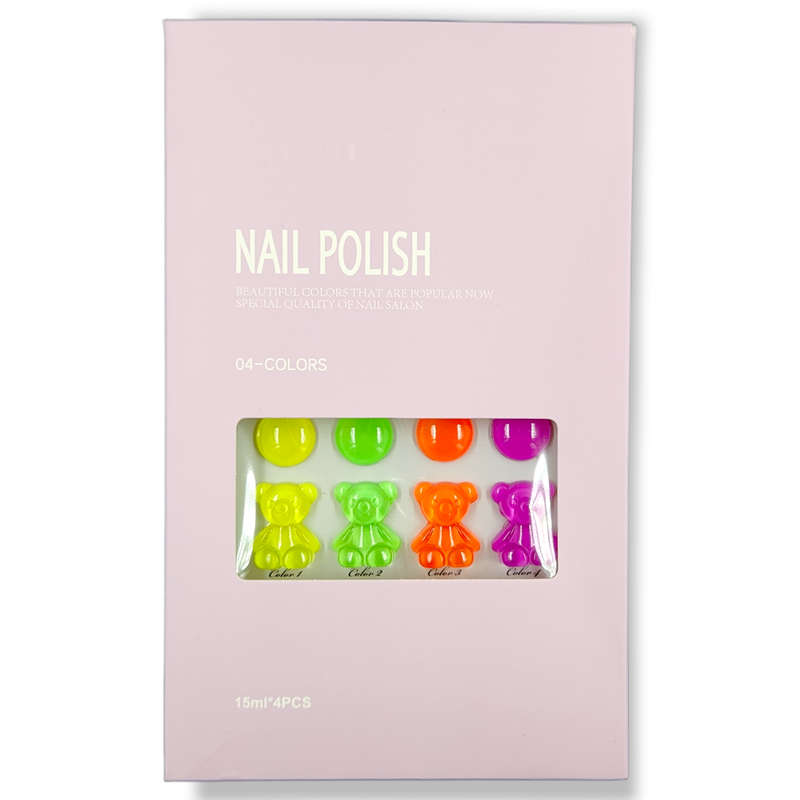Vendeeni - UV Gel Polish - 4pcs Set - K10 - Neon