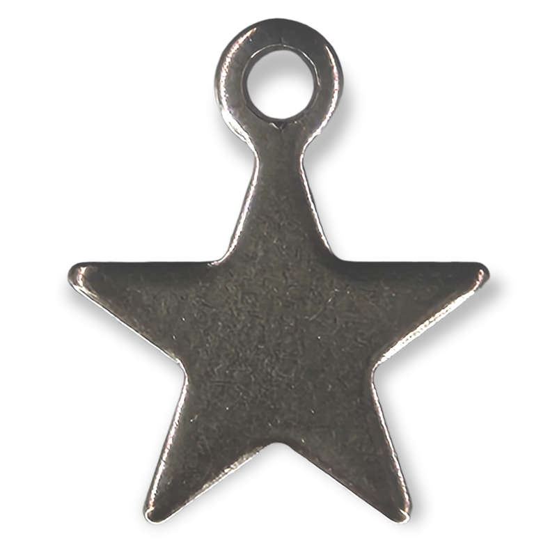 Metal Nail Jewellery - Star - 1pcs