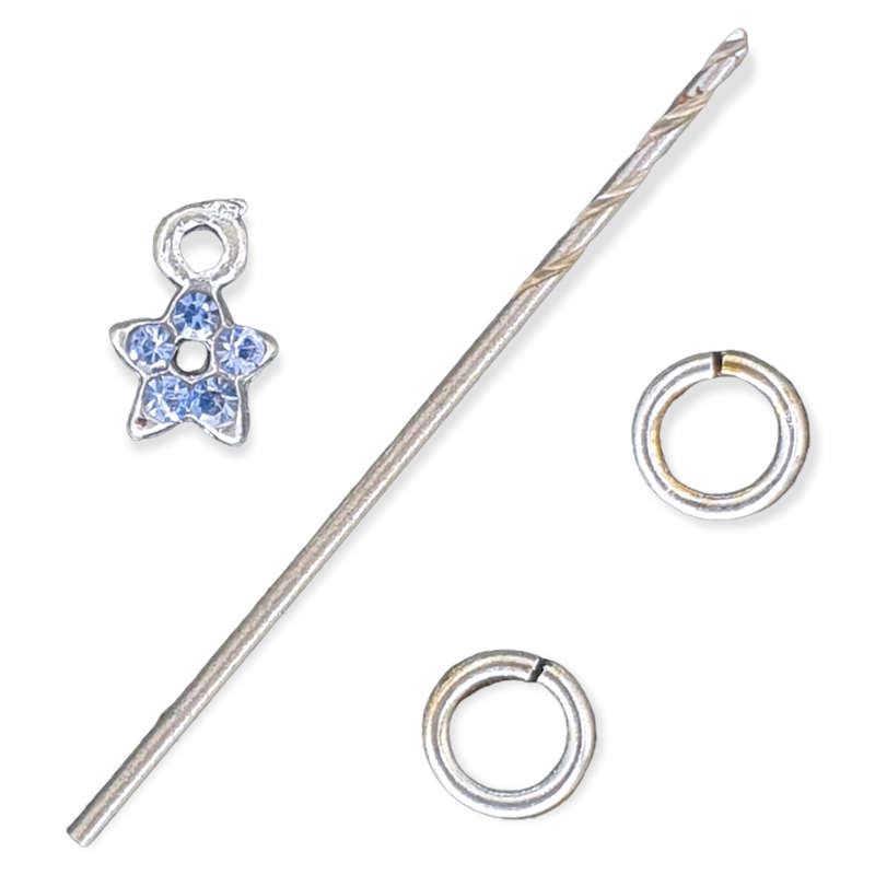 Metal Nail Jewlery - Flower/Star