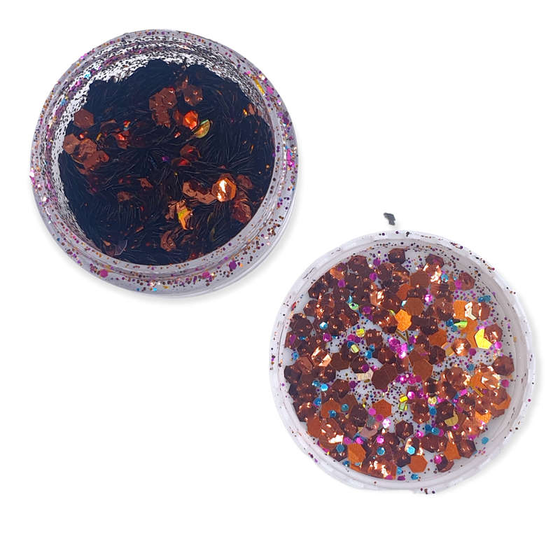 Glitter - Chunky Bronze Rainbow - 10ml