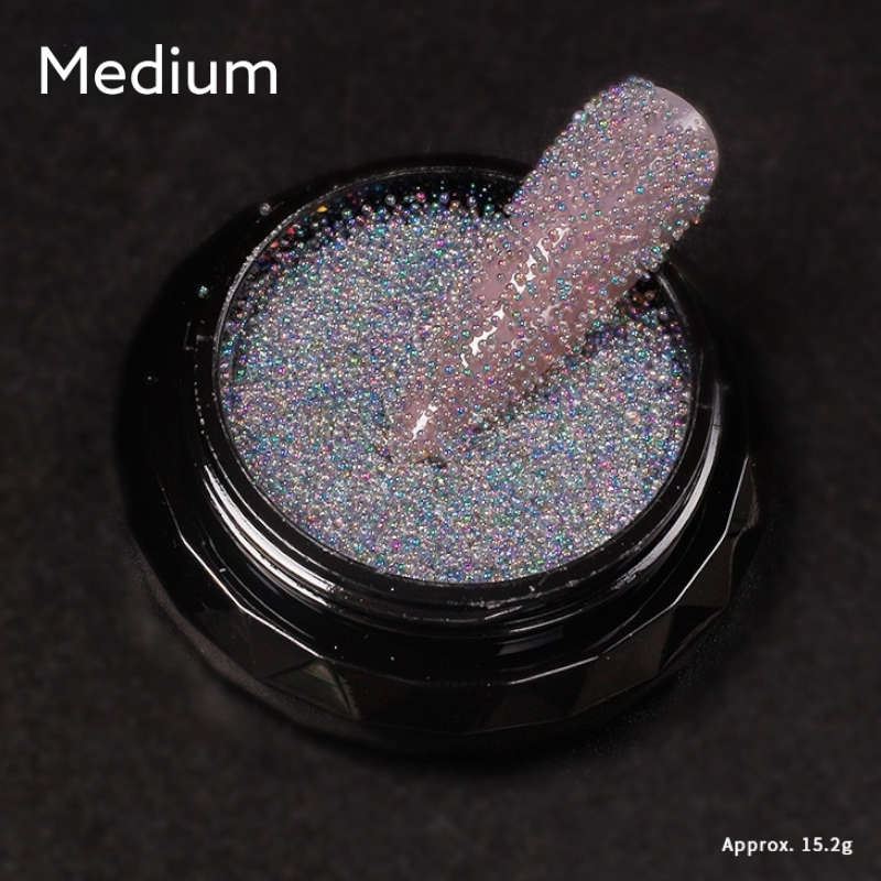 Laser/Reflective Caviar Beads