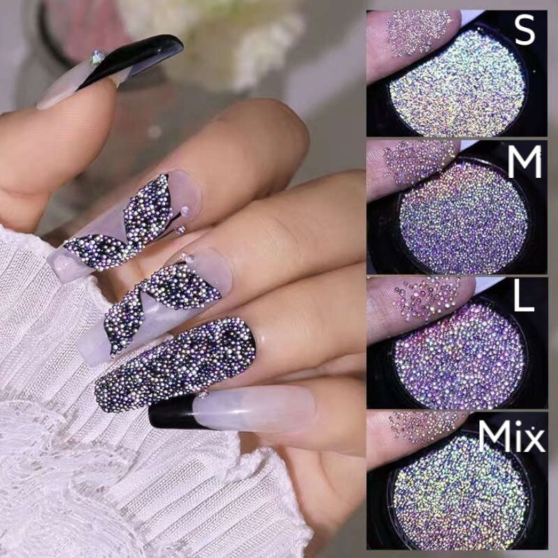 Laser/Reflective Caviar Beads