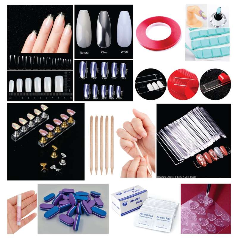 Press-On Nail Kit 1 - Full Kit - Makes 20 Sets