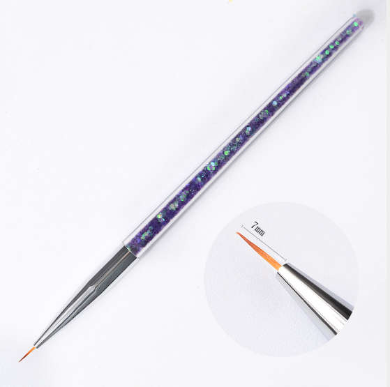 Striping Brush - Glitter -  3pcs
