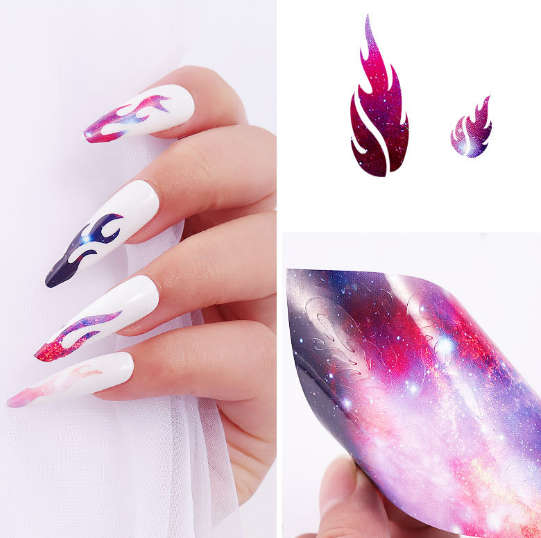Sticker - Flame - 6pcs (Buy1, Get 1 Free)