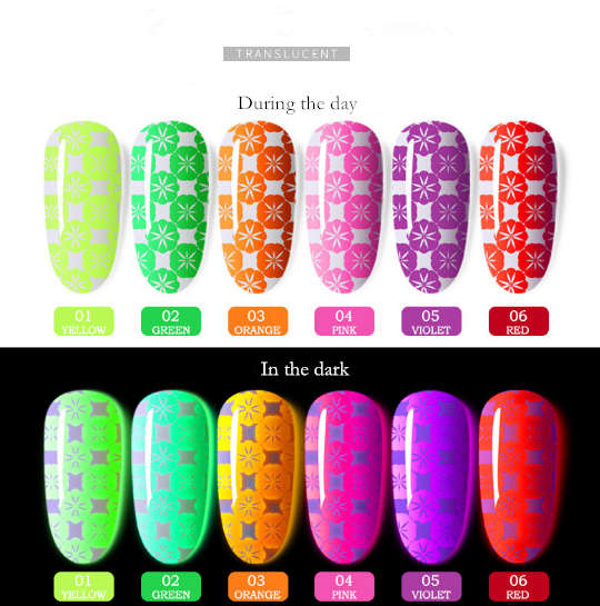 Stamping Gel - Glow in the dark