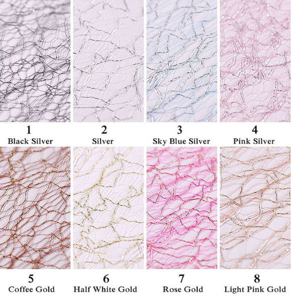 Mesh - Nail Sally Mesh - 8pcs