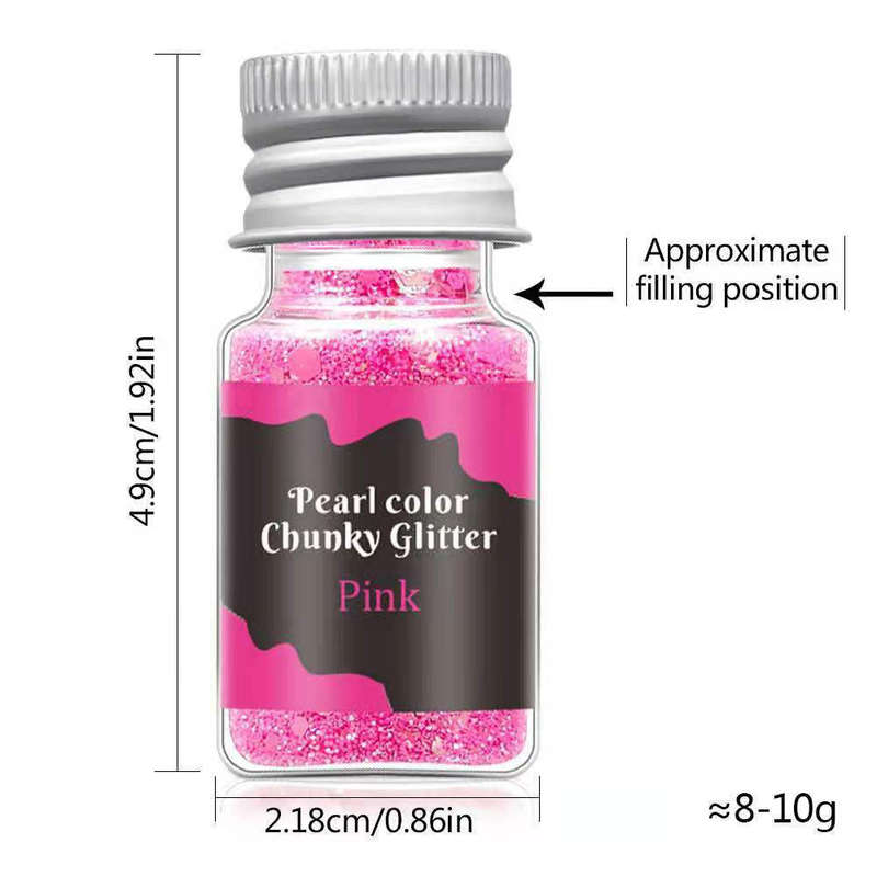 Glitter - Matt & Pearl Chunky - 24pcs