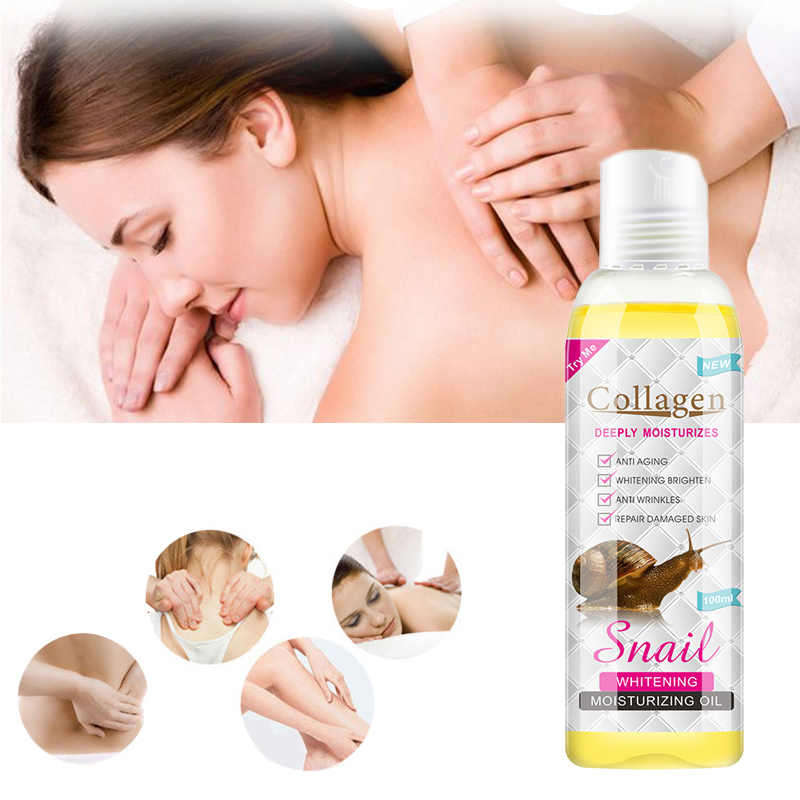Collagen - Deeply Moisturizes - Snail Whitening Moisturizing Oil - 100 ml