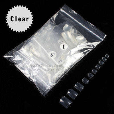 Toe Nail Tips - 500pcs - Bag - Clear
