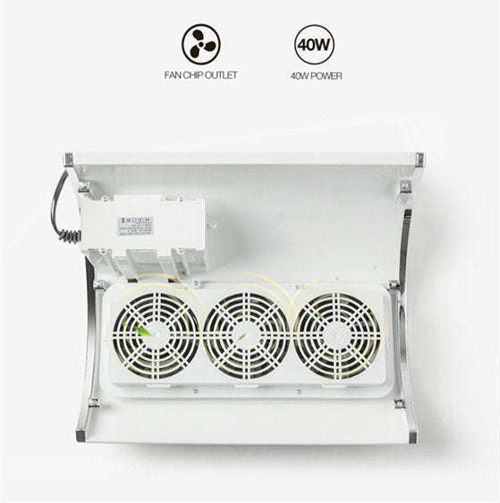Nail Dust Collector / Extraction Fan - White