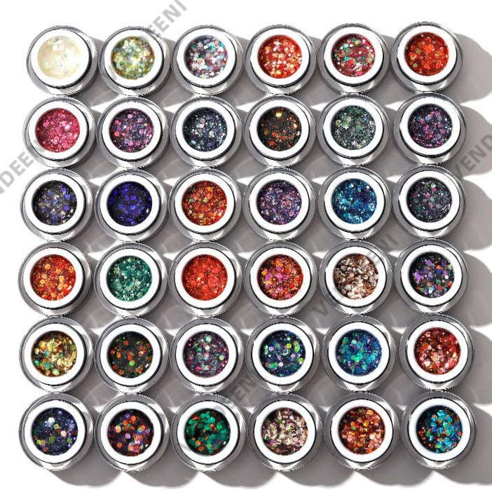 Vendeeni - UV Gel Polish - Sparkle Gel - Pods - 10g