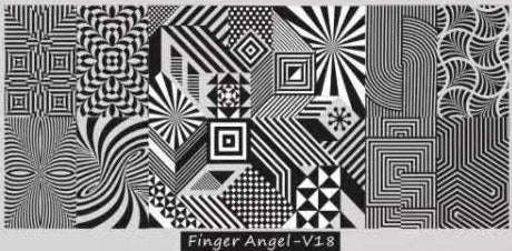 Stamping Plate - Finger Angel V