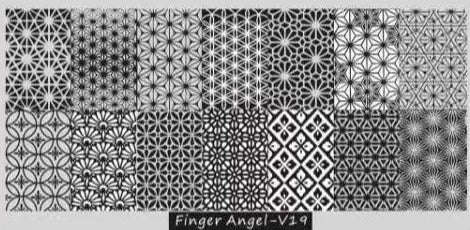 Stamping Plate - Finger Angel V