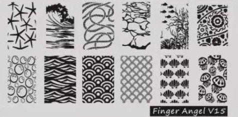 Stamping Plate - Finger Angel V