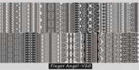 Stamping Plate - Finger Angel V