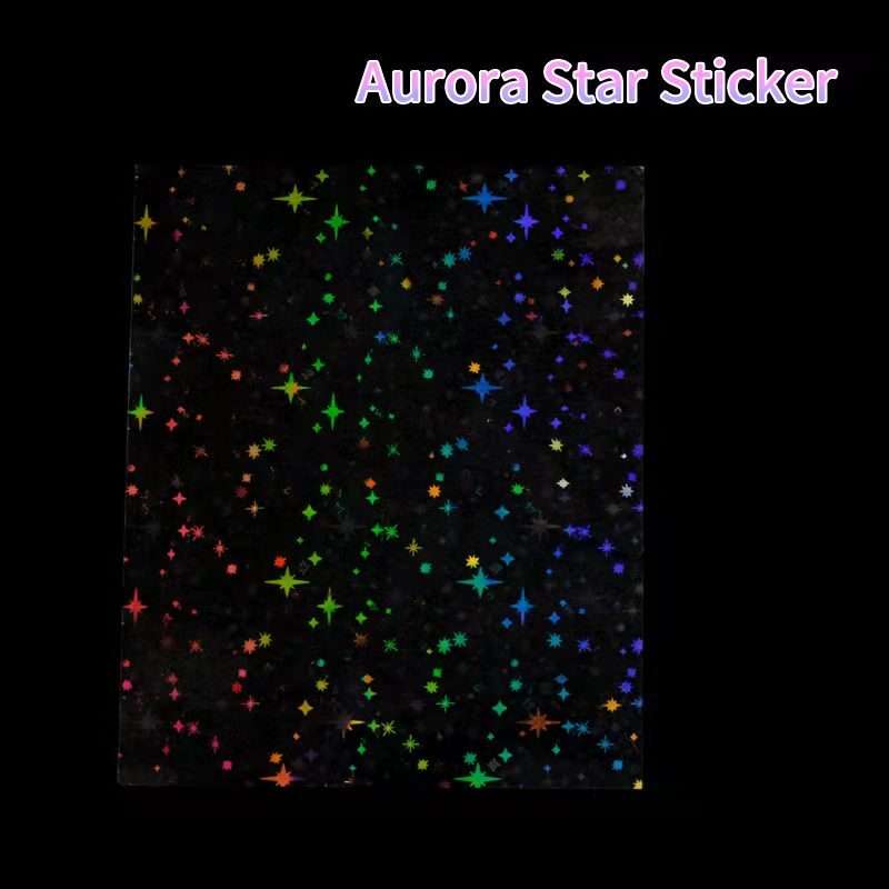 Aurora Laser Nail Sticker - Star (Buy 1, Ger 1 Free)