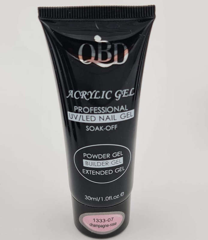 QBD Acrylic / Poly Gel / Powder UV Gel - 30ml - 4 - Clear Pink / 30ml