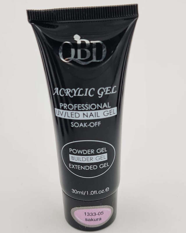QBD Acrylic / Poly Gel / Powder UV Gel - 30ml - 4 - Clear Pink / 30ml