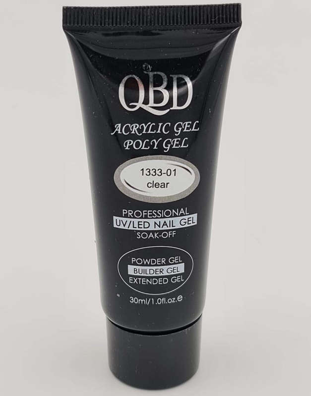 QBD Acrylic / Poly Gel / Powder UV Gel - 30ml - 4 - Clear Pink / 30ml