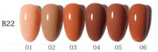 AS - UV Gel Polish - B22 (Brown) Series