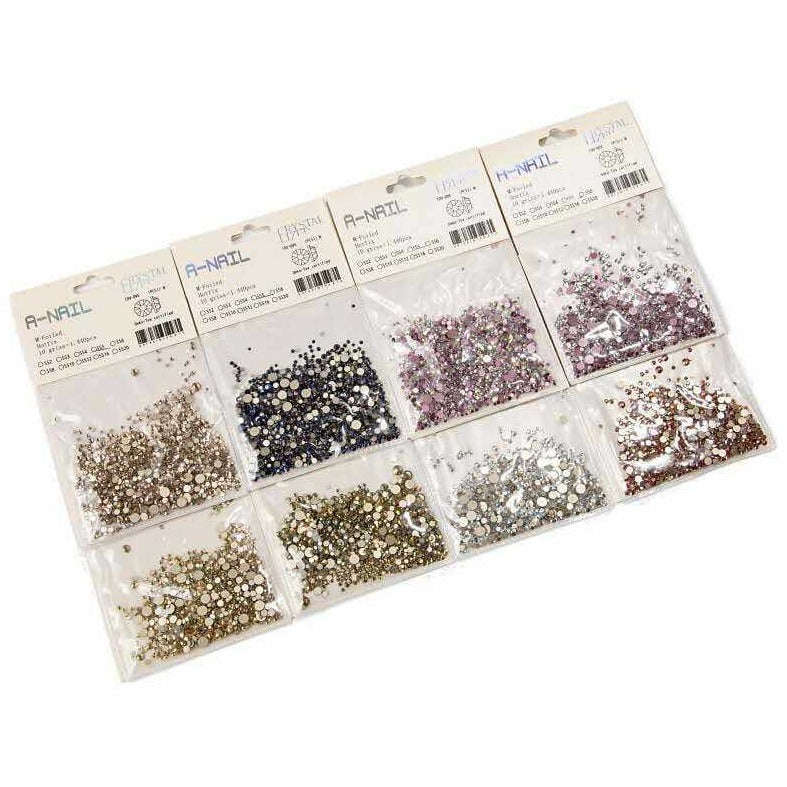 Rhinestones - Flat Bottom - Mix Size