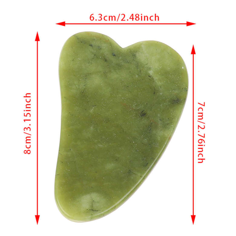 Jade Massage Roller & Gua Sha Set - 2pc