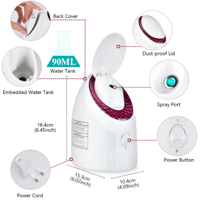 Nano Ionic Facial Steamer