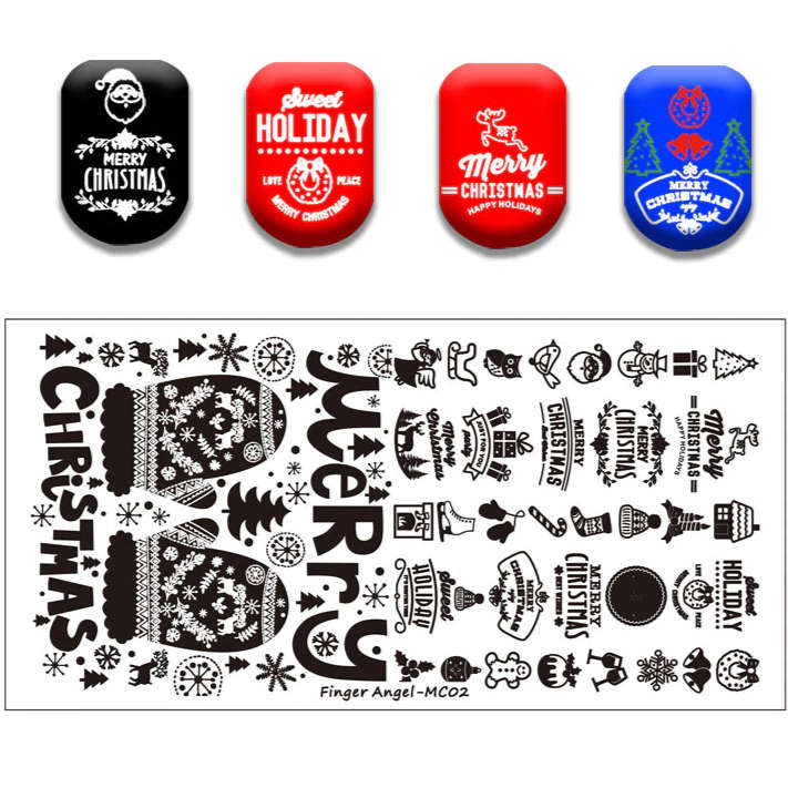 Stamping Plate - Finger Angel MC