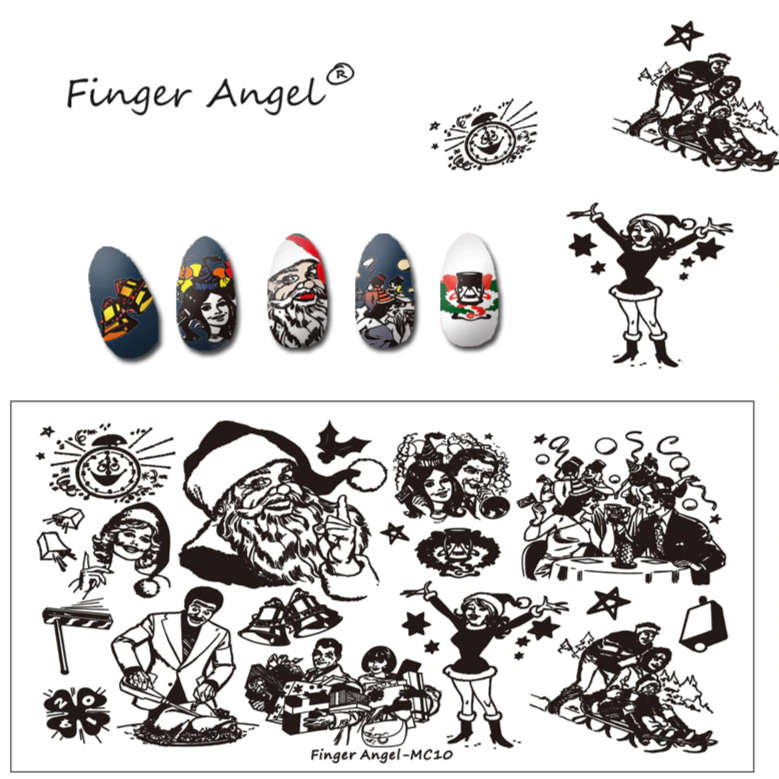 Stamping Plate - Finger Angel MC