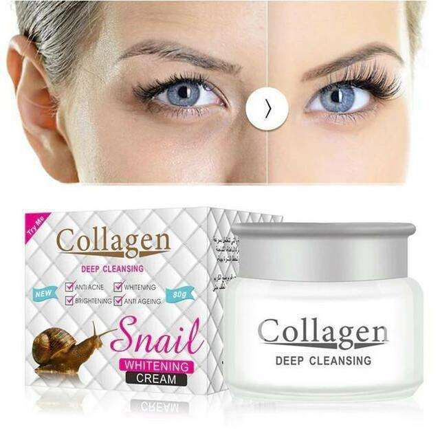 Collagen - Deep Cleansing - Snail Whitening Cream - 80g