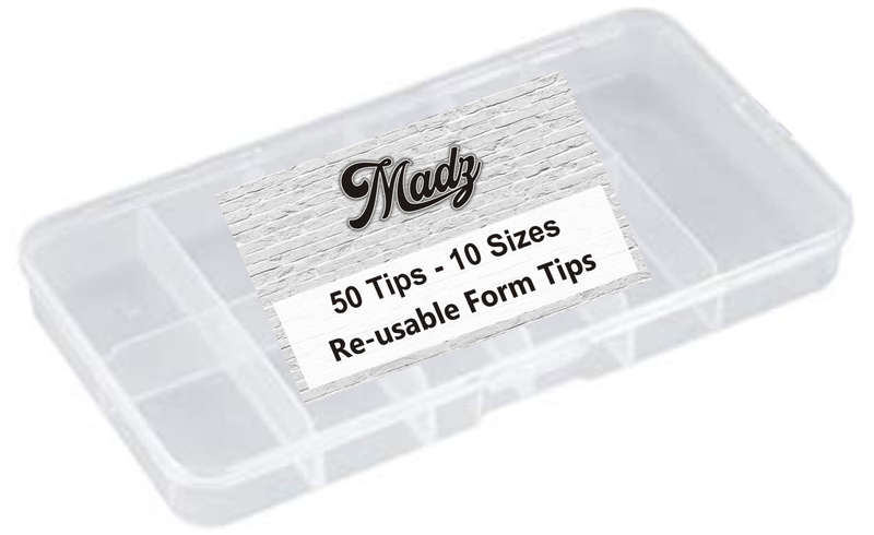 Re-Usable Dual Forms for Poly Gel - 50pcs