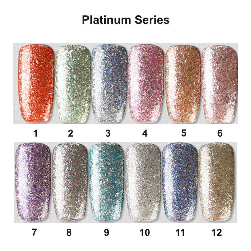 AS - UV Gel Polish - Platinum Series - All 12