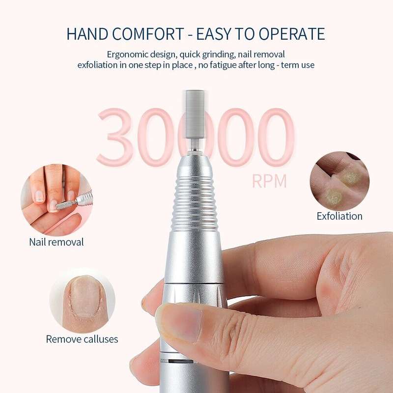 30000rpm Electric Nail File/Drill Machine (TGR-109) - Rechargeable / Cordless / Portable