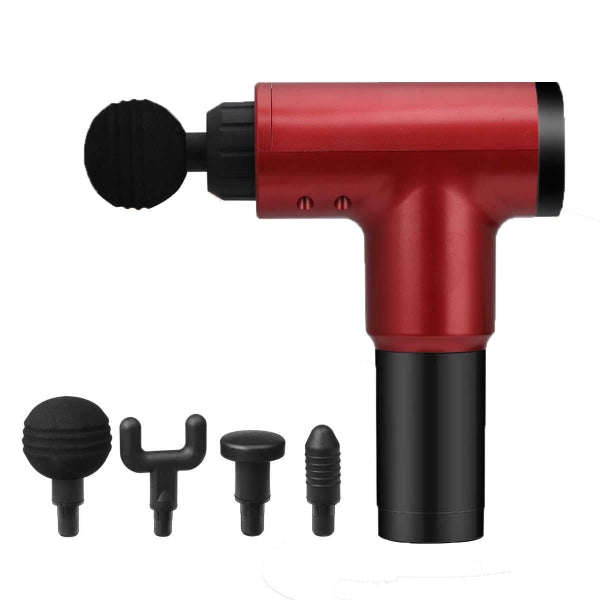 Gun Massager Deep Tissue Pain Relief - Red