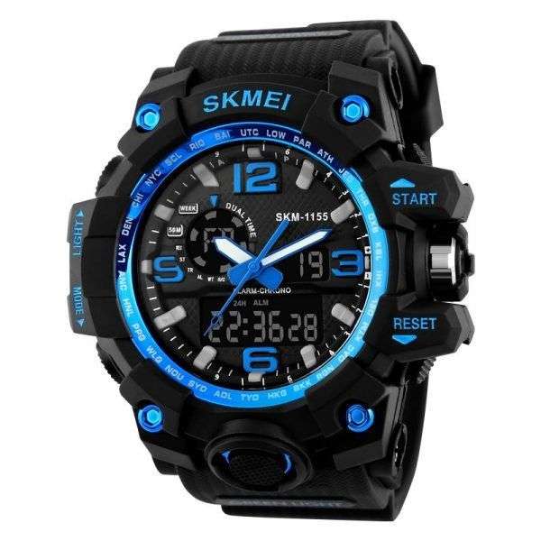 Skmei 1155 Multifuctional Sports Watch- Blue