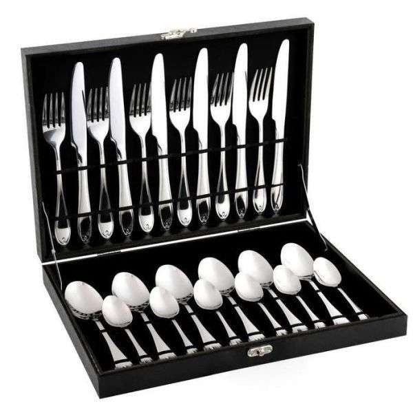 24 Piece Cutlery Set -Silver