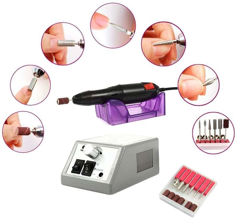 Electric Drill Nail art Machine Manicure Pedicure Kit Set